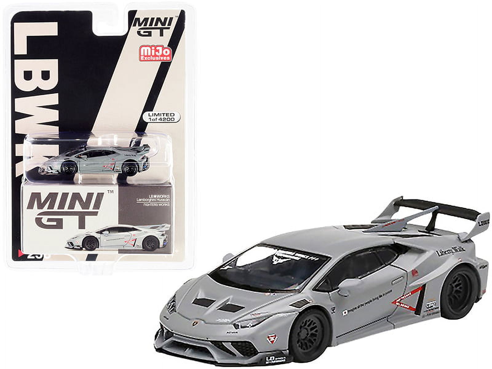 YM In Stock 1:64 LBWK GranTurismoS GTS Fight Grey Resin Diorama Car Model  Collection Miniature Carros Toys