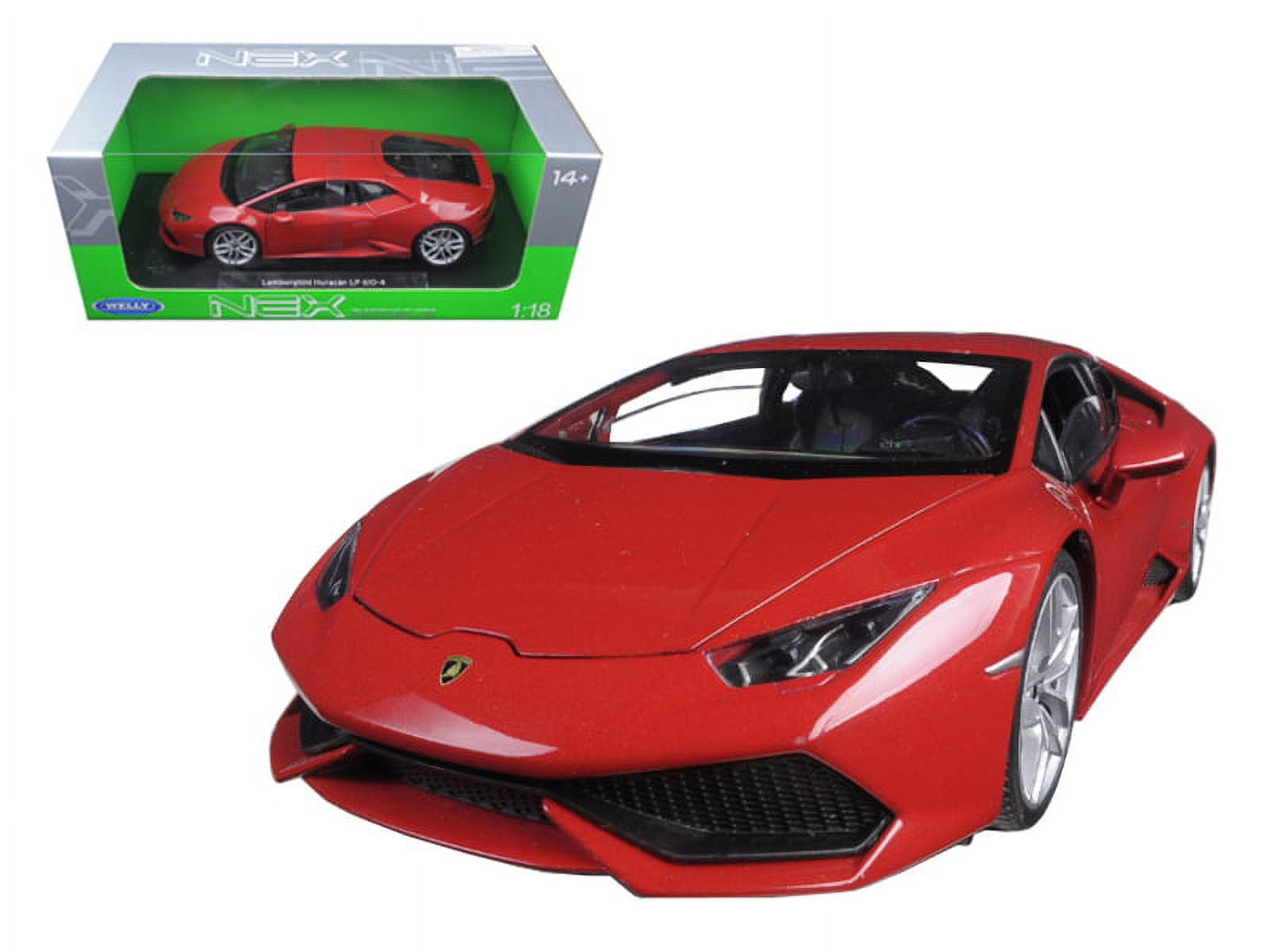 Lamborghini Huracan LP 610-4 Red 1/18 Diecast Model Car by