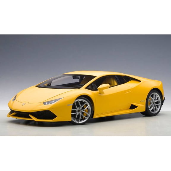 Lamborghini Huracan LP610-4 Giallo Horus/Matt Yellow 1/12 Model Car by Autoart