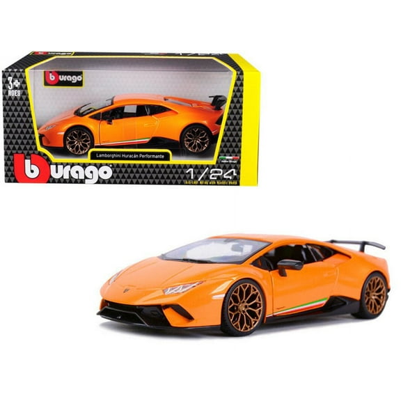 Lamborghini Huracan Performante, Orange - Bburago 18-21092OR - 1/24 scale Diecast Model Toy Car