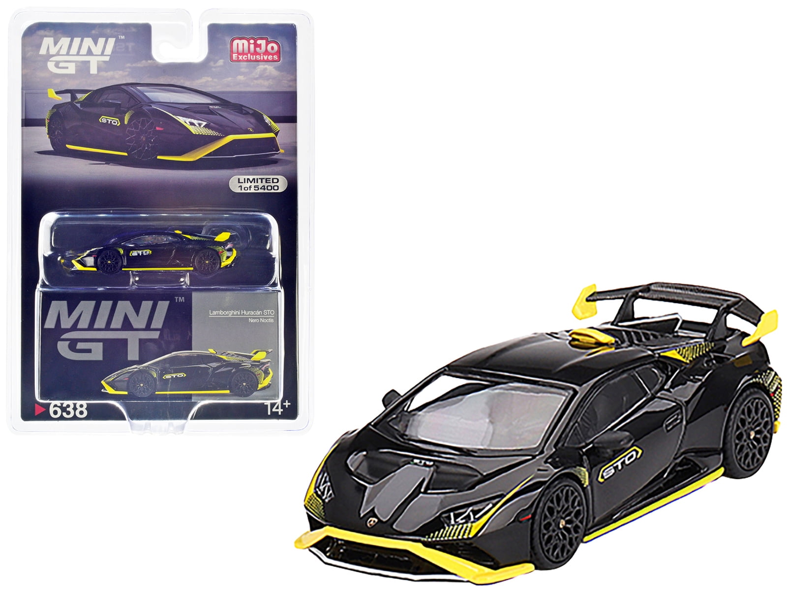 Mini GT Lamborghini Huracán STO - Nero Noctis - Walmart.com