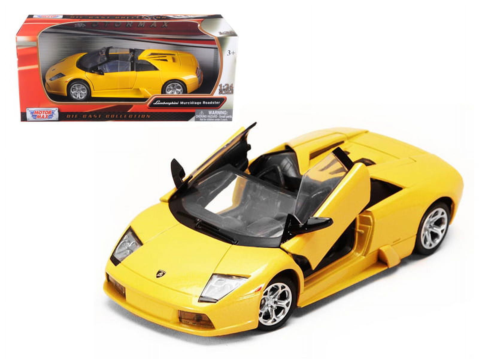 Lamborghini Murcielago Roadster Yellow Metallic 1/24 Diecast