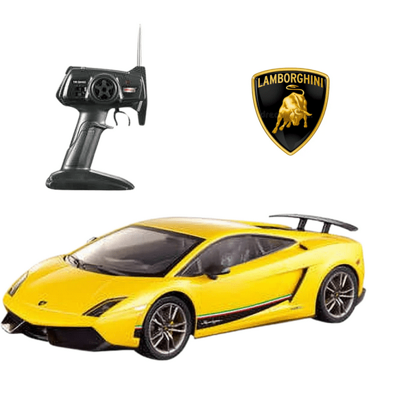 Lamborghini RC Cars Lambo Gallardo Sport Racing Toy Car for Kids 4-7 Years Birthday Gift, Yellow