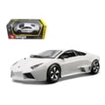 thumbnail image 1 of Lamborghini Reventon Matt White 1/24 Diecast Model Car by Bburago, 1 of 5