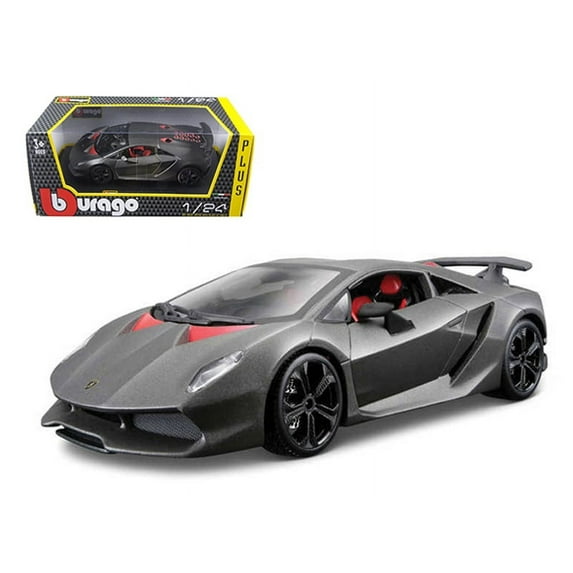 1/24 Scale Lamborghini Sesto Elemento Matt Grey Diecast Car Model by Bburago