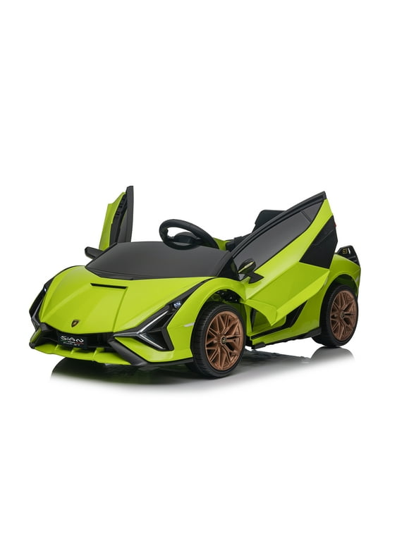 Lamborghini Sian 12V EXCLUSIVE Mantis Green with Remote Control for Toddlers