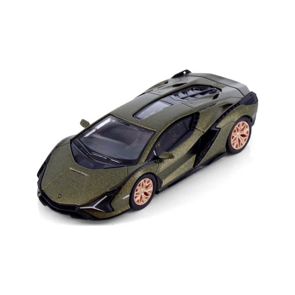 Lamborghini Sian FKP 37, Verde Gea Green - Kinsmart H07B - 1/64 Scale Diecast Model Car