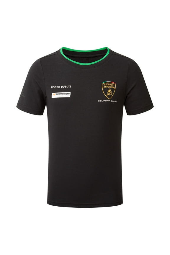 Lamborghini Squadra Corse Kid's Team T-Shirt Black