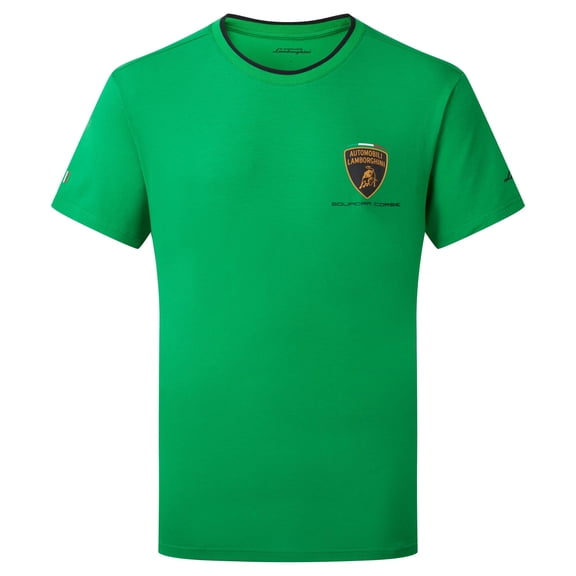 Lamborghini Squadra Corse Men's Travel T-Shirt Green