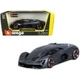 thumbnail image 1 of Lamborghini Terzo Millennio Dark Gray Metallic with Black Top and Carbon Accents 1/24 Diecast Model Car by Bburago, 1 of 3