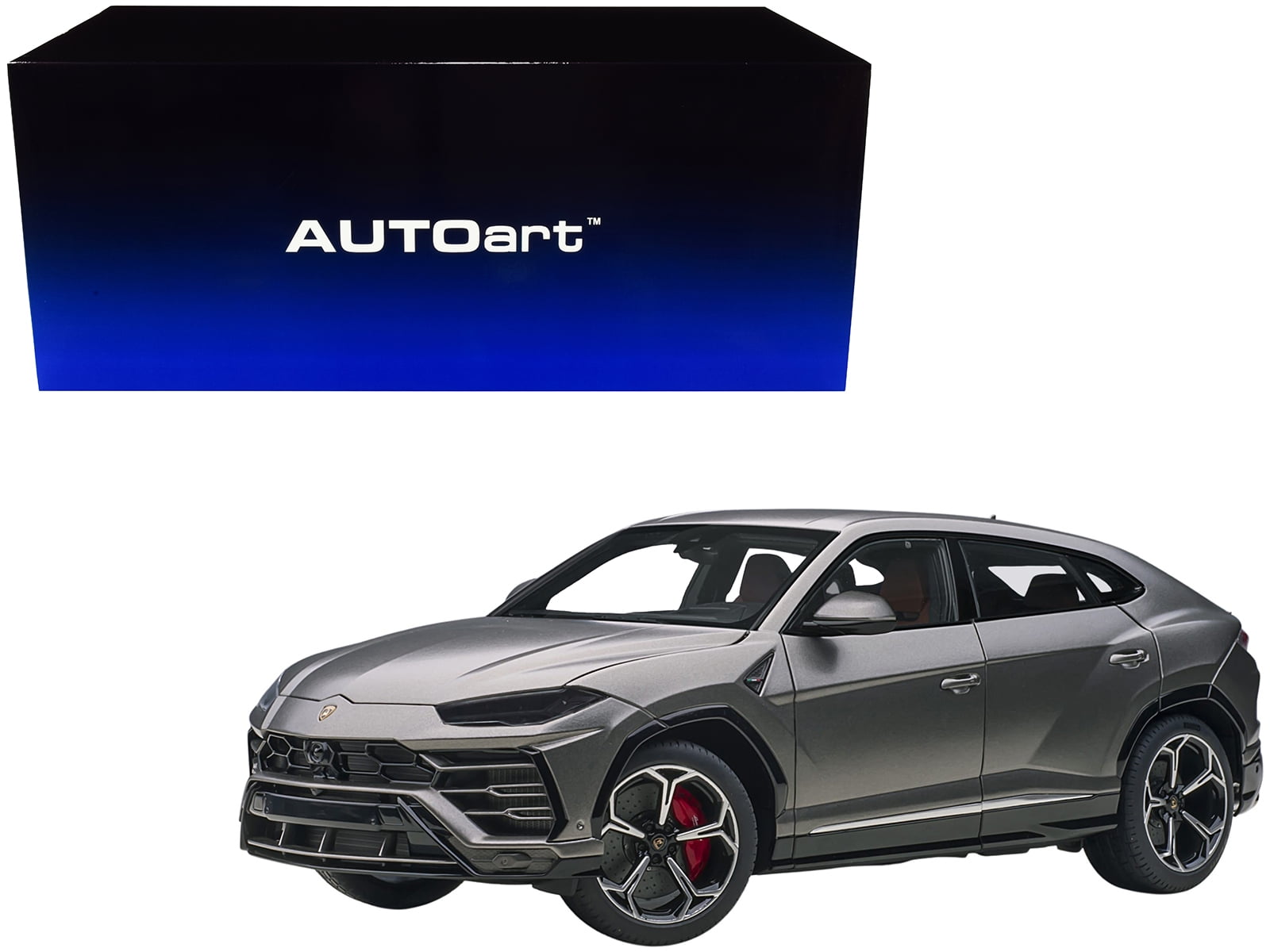 Lamborghini Urus Grigio Lynx Gray Metallic 1 18 Model Car by