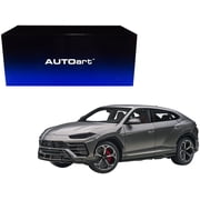 Lamborghini Urus Grigio Lynx Gray Metallic 1 18 Model Car by Autoart