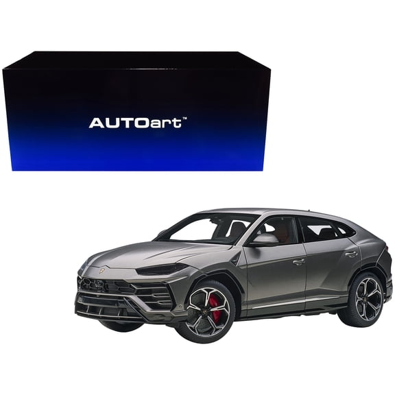 Lamborghini Urus Grigio Lynx Gray Metallic 1/18 Model Car by Autoart