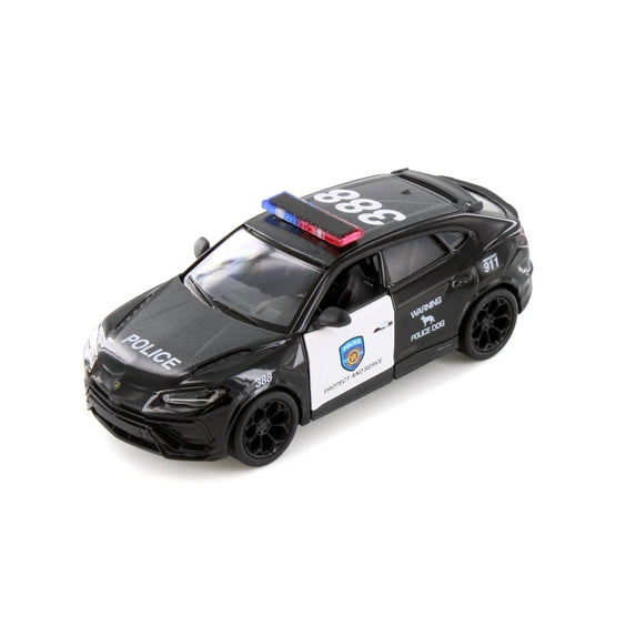 Lamborghini Urus Performante Police Edition, Black - Kinsmart 5447DP - 1/40 Scale Diecast Model Car