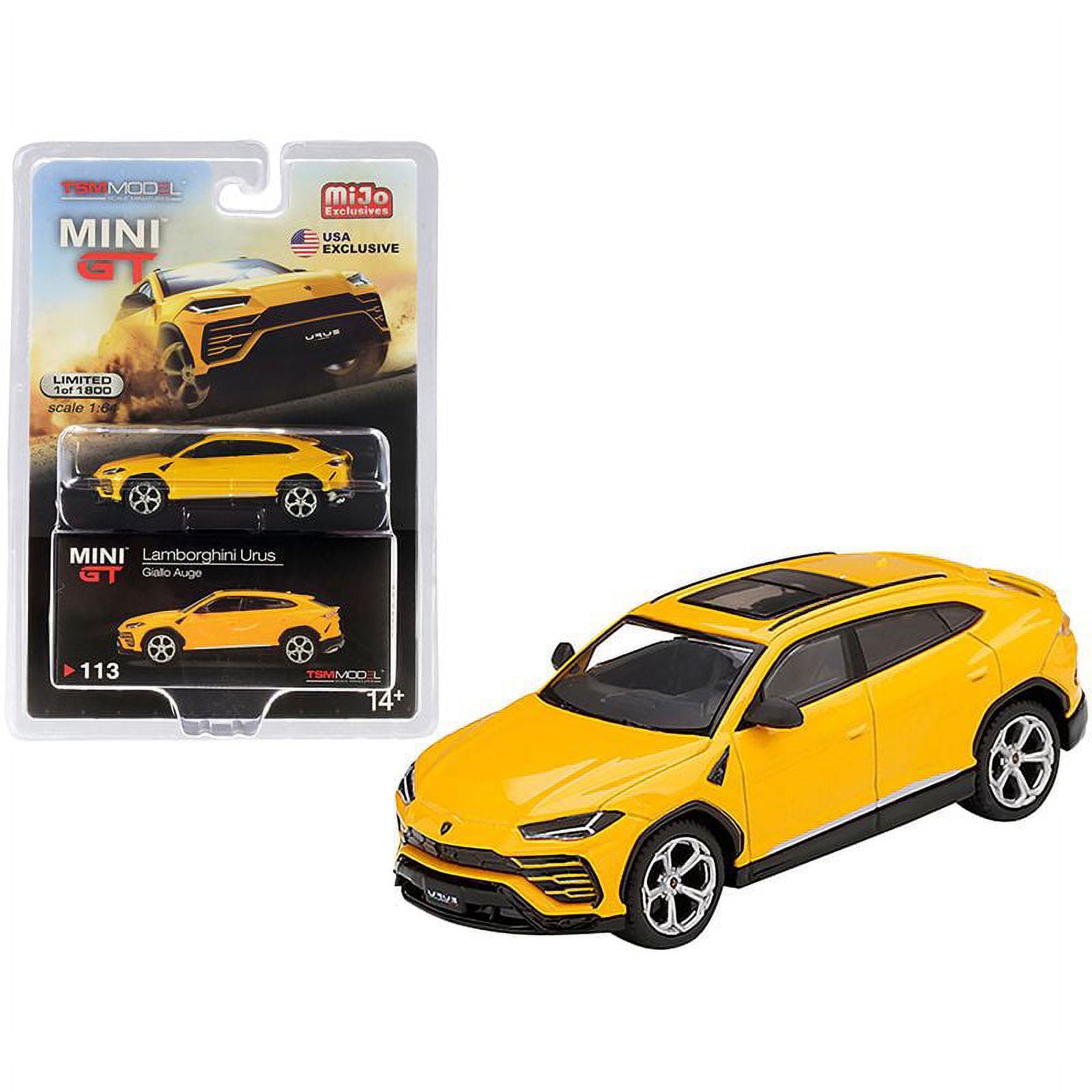 お気に入り Sunroof with Urus Lamborghini Giallo Limited Yellow Auge ミニカー