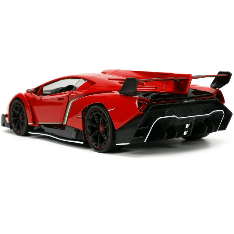Lamborghini Veneno Red and Black 