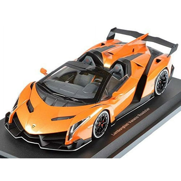 ミニカー Lamborghini Veneno 1/18 Kyosho 1/18 Kyosho Ousia Lamborghini Veneno Hardtop (Grey w/ Red