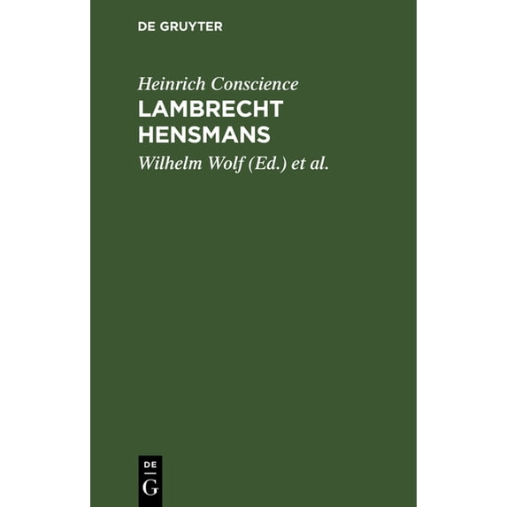 Lambrecht Hensmans: Eine Erzählung, (Hardcover)
