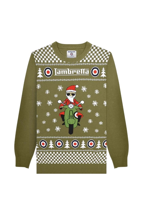 Mens AW25 Scooter Christmas Sweater