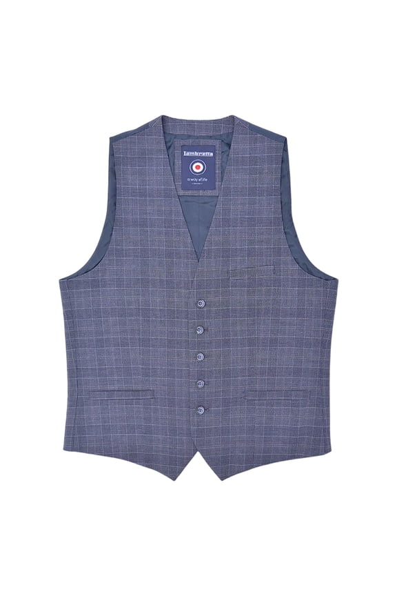 Mens Bradley Checked Vest