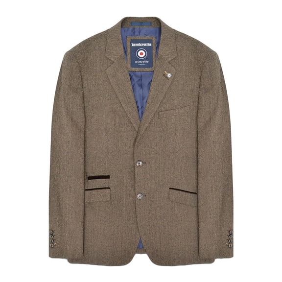 Lambretta Mens Morgan Herringbone Blazer