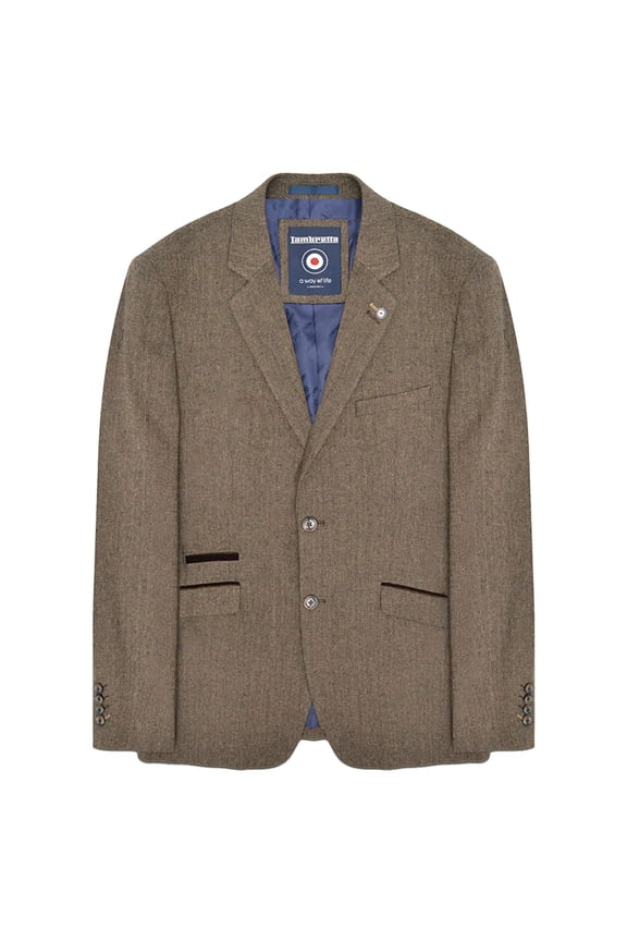 Mens Morgan Herringbone Single-Breasted Blazer