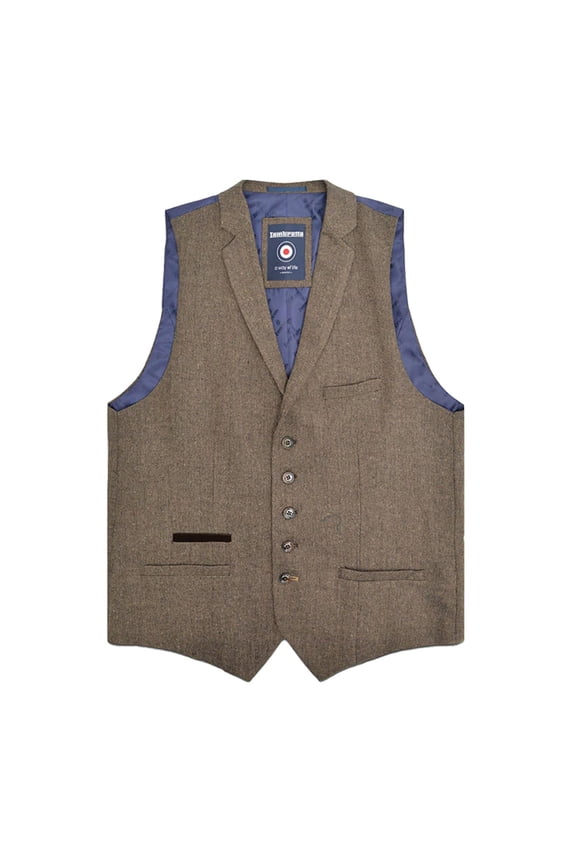 Mens Morgan Herringbone Vest