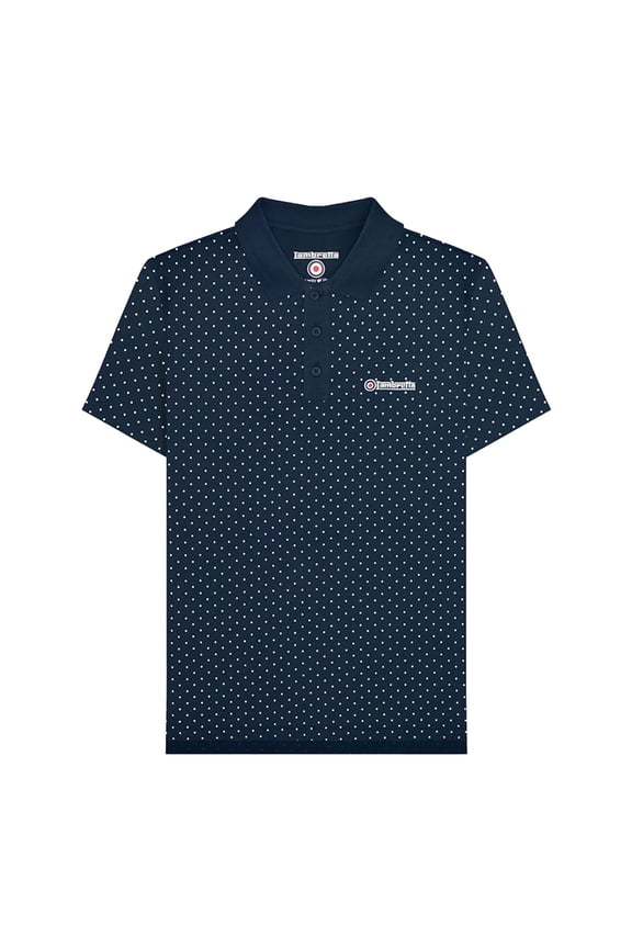 Mens SS24 Polka Dot Polo Shirt