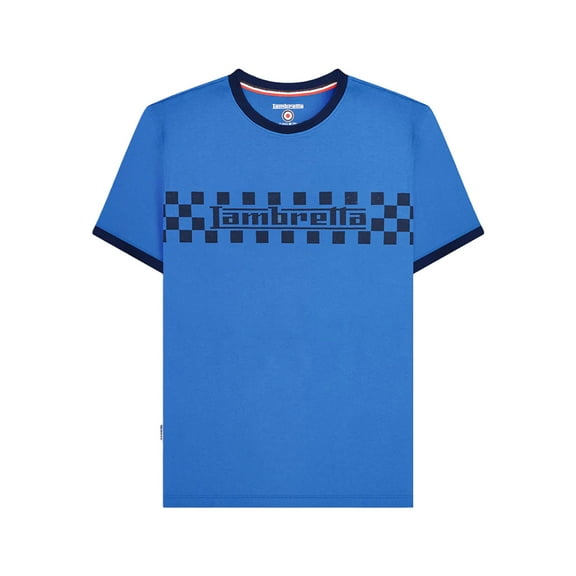 Lambretta Mens SS24 Two Tone Ringer T-Shirt