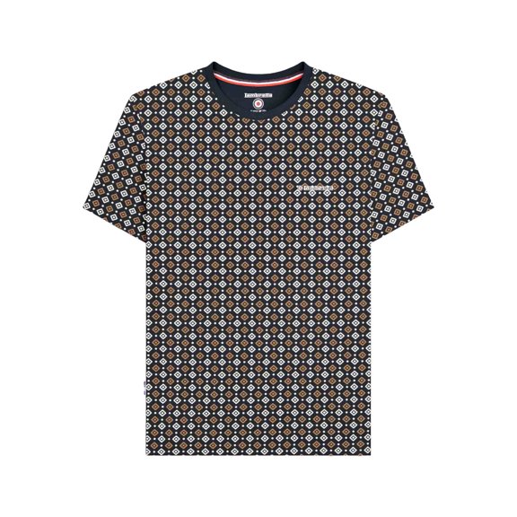Lambretta Mens SS25 Geometric T-Shirt