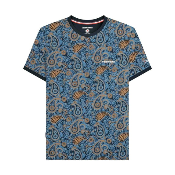 Lambretta Mens SS25 Paisley T-Shirt