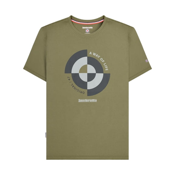 Lambretta Mens Target Quadrant Big & Tall T-Shirt