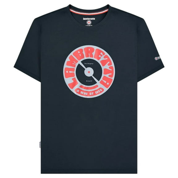 Lambretta Mens Vinyl Record T-Shirt