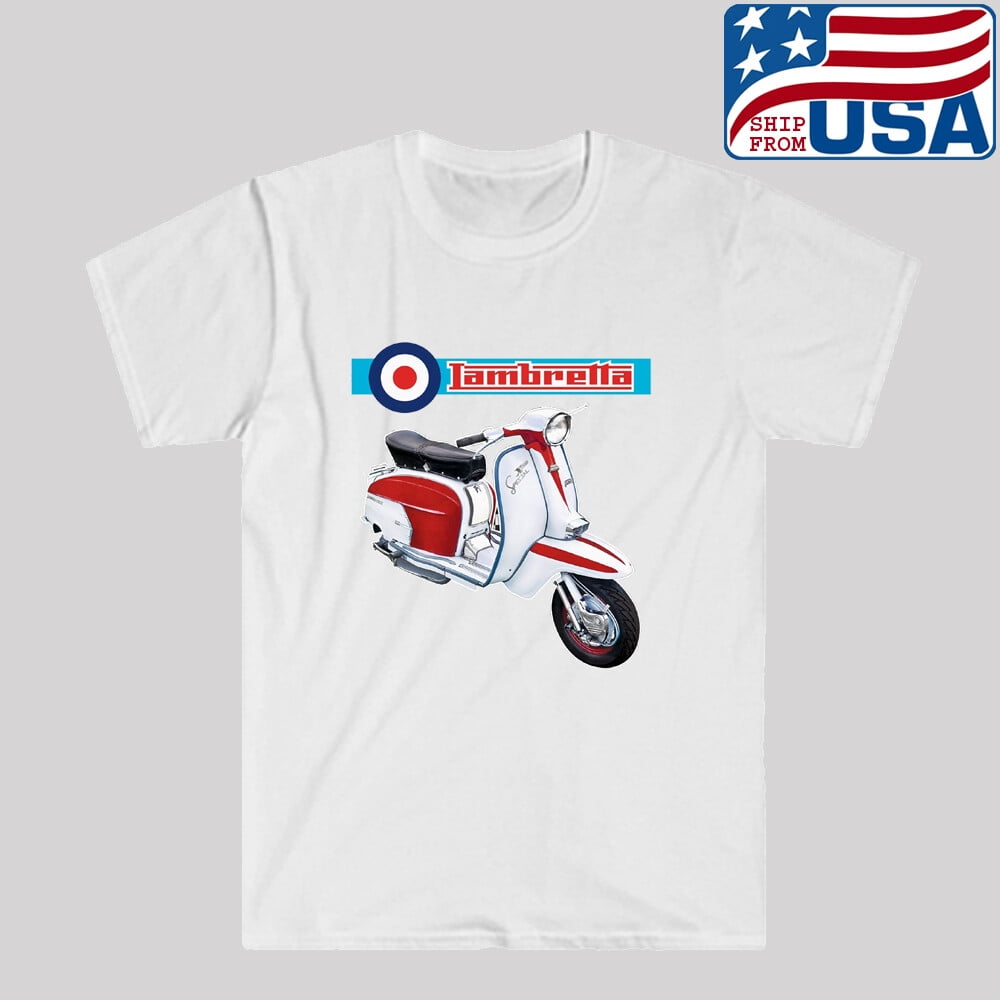 Lambretta Men's Quad Logo T-Shirt - 100% Cotton Graphic Tee - View #9