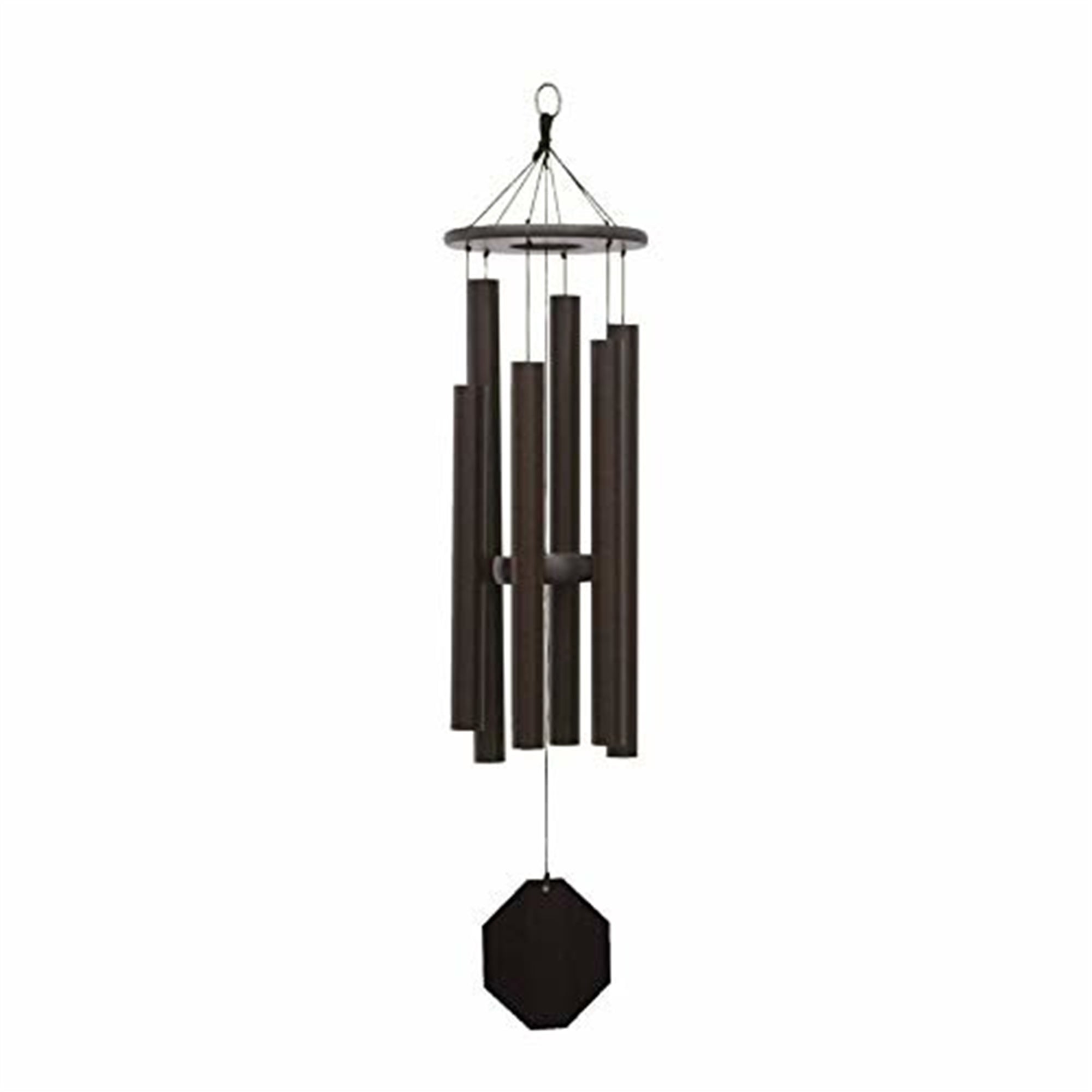 Amish Handcrafted 53" Black Harmonic Wind Chime