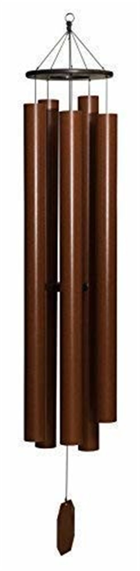 Oversized Maroon Powder Coated Aluminum Wind Chime
