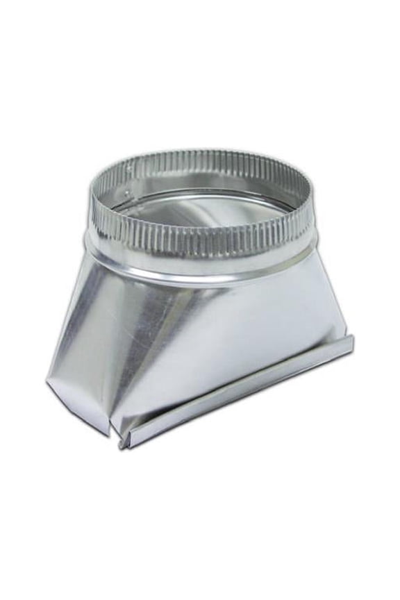 3-1/4 In. x 10 In. to 6 In. Round Galvanized Steel Straight Stack Boot