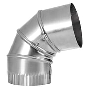 Lambro 2310 4-In. 90  Aluminum Adjustable Elbow