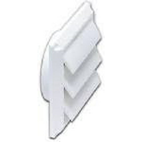 Lambro Louvered Vent Face - 4 Inch, White