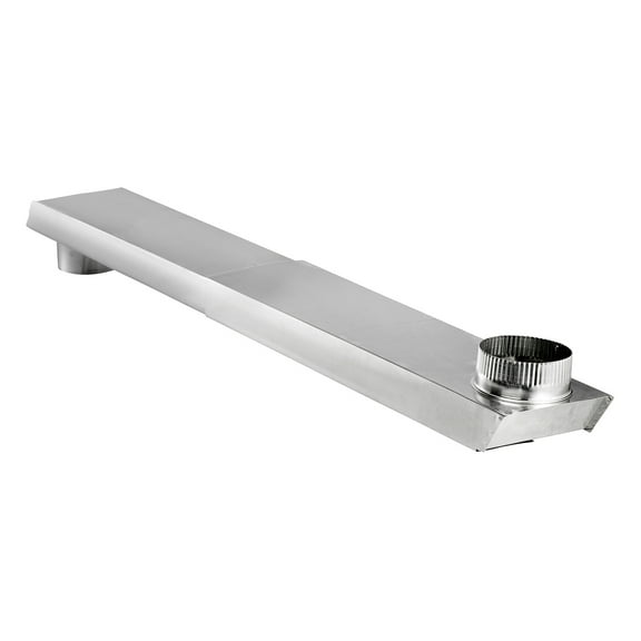 Lambro Periscope 90° Rectangular Aluminum Dryer Duct (18-30 In.), 3005-R