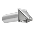 thumbnail image 1 of Lambro 343 3 in. Aluminum Preferred Hood Vent with Tail, 4 in. Mouth Opening - Pack of 10, 1 of 1