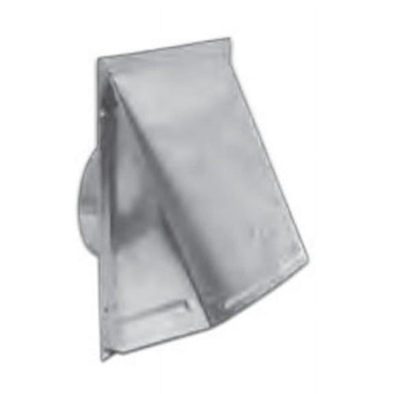 Lambro 346S Damper Spring Controlled 6 in. Aluminum Wall Cap - Screen