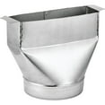 Lambro 6 In. Galvanized Range Hood Round Transition Boot 133