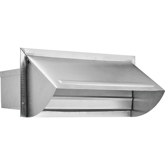 Lambro Aluminum Kitchen Wall Vent Cap - Single Pack Residential Use, Standard Application