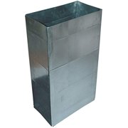 Lambro DGD32 3.25 x 10 x 24 in. Galvanized Steel Duct- pack of 6