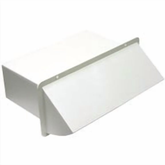 Lambro Ind. Lambro Plastic Kitchen Wall Vent Cap with Damper