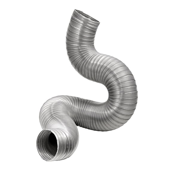 Lambro 8-Ft. Flexible Aluminum Semi-Rigid Double-Lock Air Duct, 3 In. Diameter, 301DL