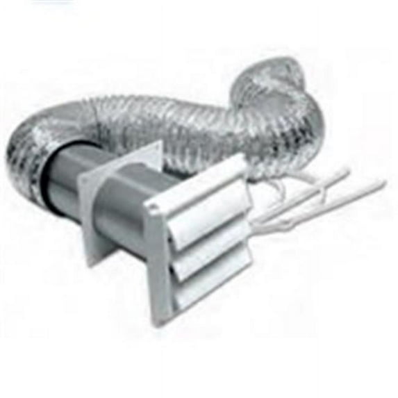 Lambro Industries 406W Lama Flex Louver Hood 4 In. x 5 Ft.
