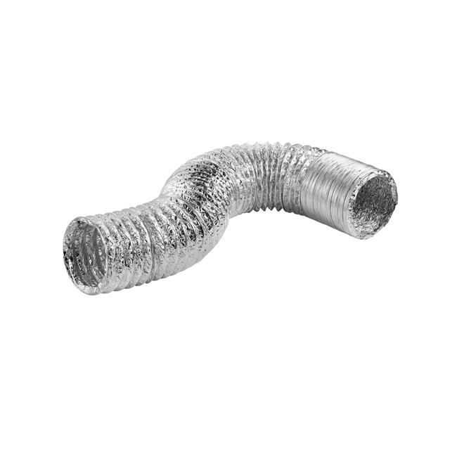 Lambro Industries 498-25 4 in. x 25 ft. UL 2158A Foil Flex Clothes Dryer Transition Duct