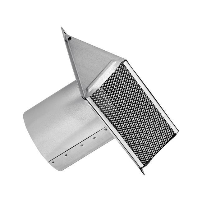 Lambro Industries 5 in. 26 Gauge Galvanized Exhaust Wall Hood Vent